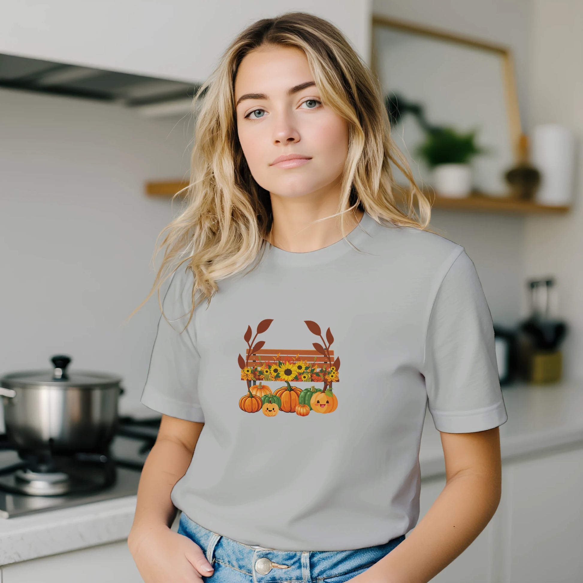 Pumpkin Picking Unisex Crewneck T-Shirt - Yarn & Bloom